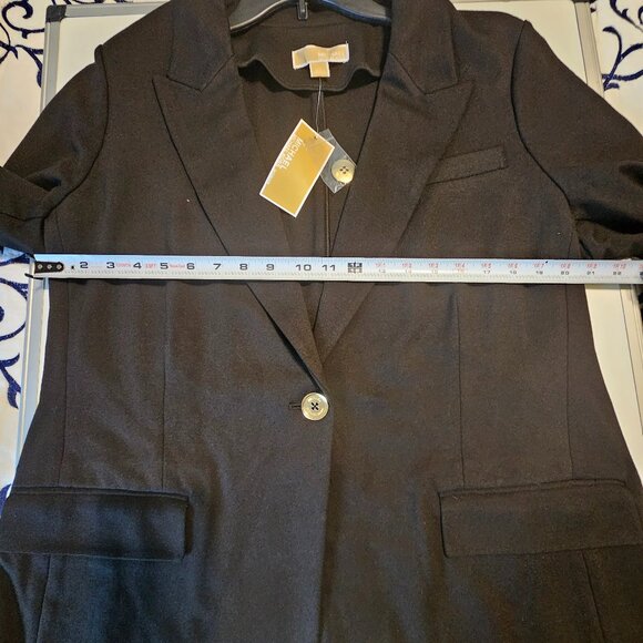 NWT Michael Kors Black One Button Blazer Size 1X - Picture 7 of 10